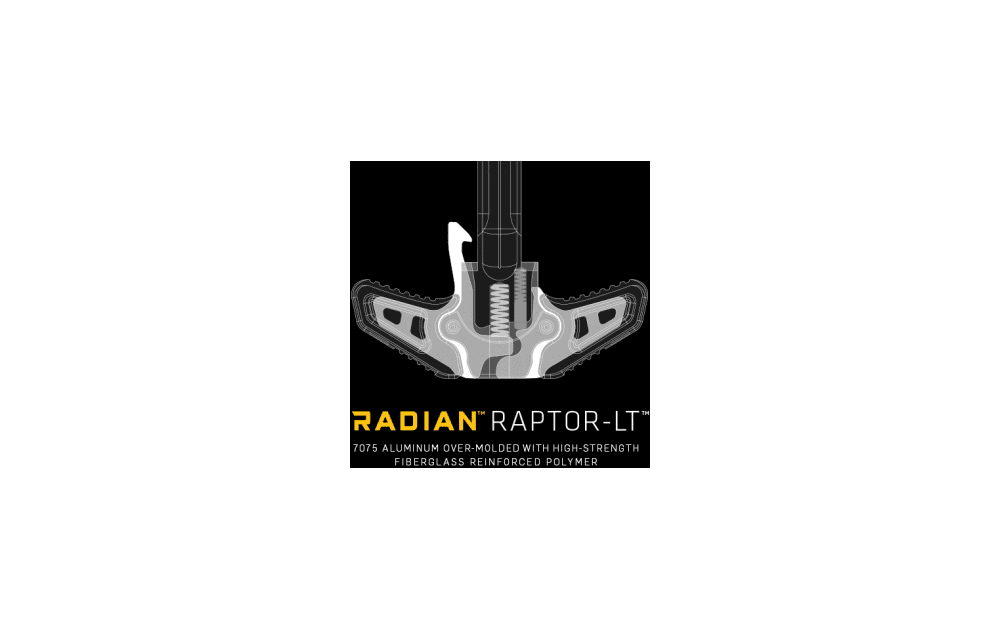 Radian Weapons Raptor LT Ambidextrous Charging Handle (Black)