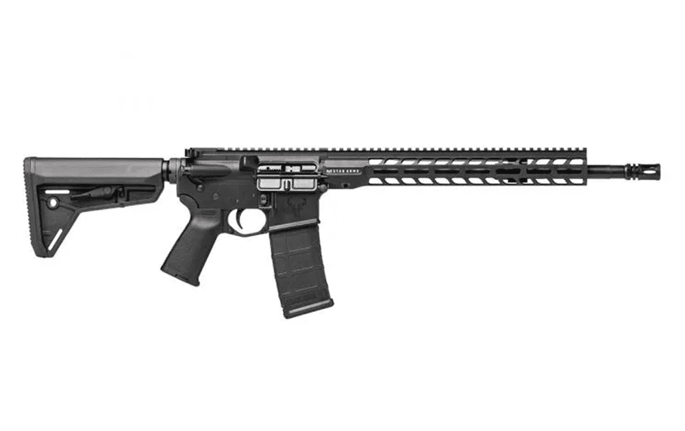 Stag 15 Rifle 16″, M-Lok, 5.56, MBUS Sights (Anodized Black)