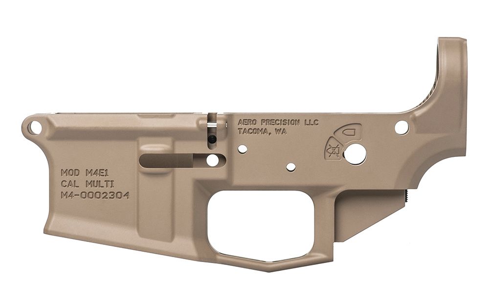 Aero Precision M4E1 Stripped Lower Receiver (FDE Cerakote)