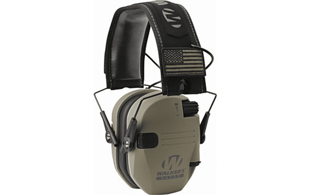 WALKER’S Razor PATRIOT Series Slim Electronic Muff (FDE)