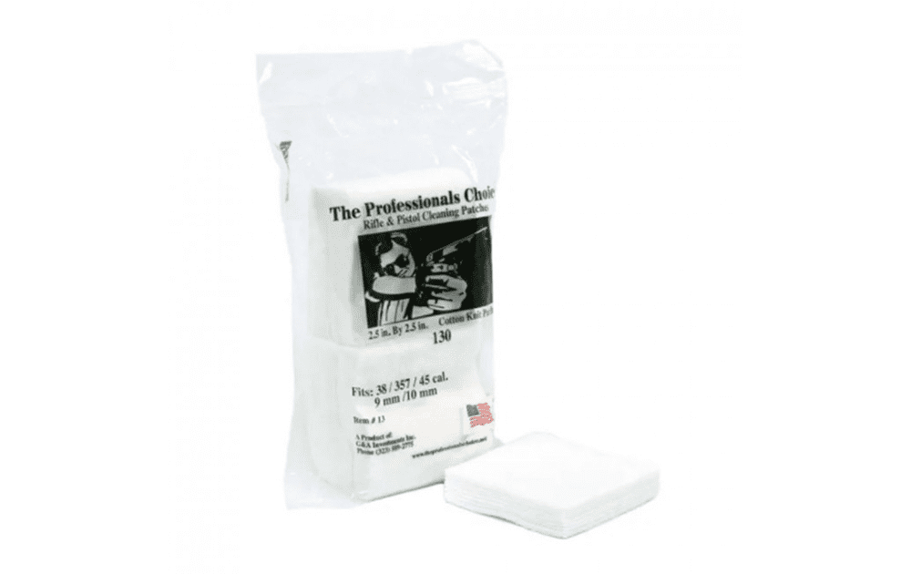 Professionals Choice 2.5 in x 2.5 in Cotton Patches (9mm/45/Multi)