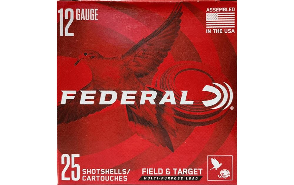 Federal Field & Target, 12ga 2.75″, #7.5 Shot 25rnds