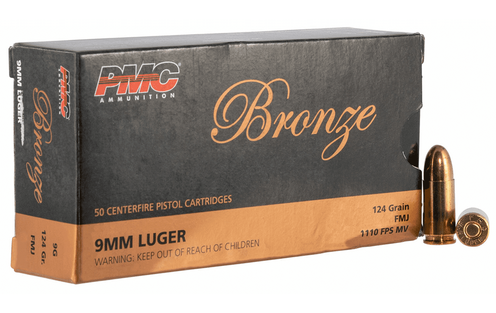 PMC Bronze  9mm Luger 115gr FMJ 50rnds (New)