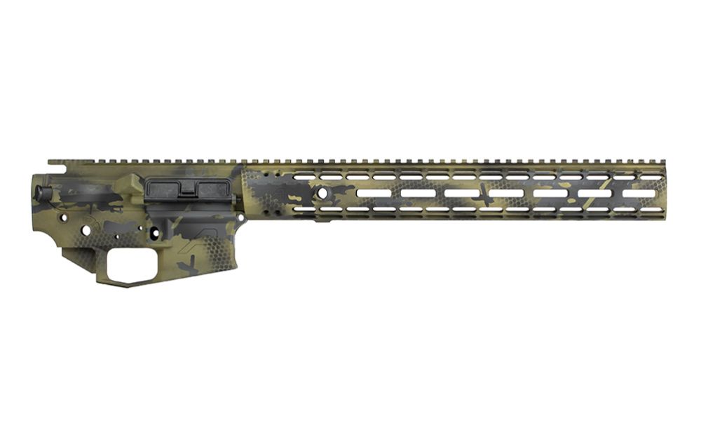 Aero Precision M4E1 Complete Build Set w/ 15″ Enhanced M-Lok, MOE Grip, SL Stock, matching Serpent’s Hide Cerakote