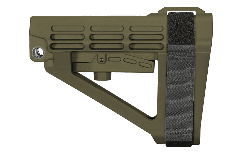 SB-Tactical SBA4 Pistol Stabilizing Brace (OD Green)