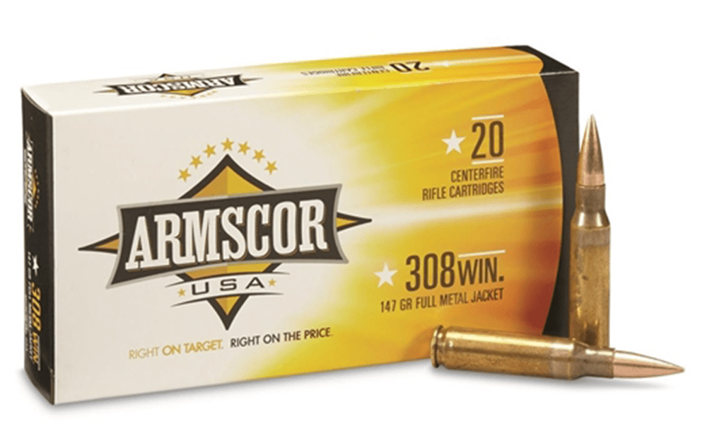 Armscor 308 Winchester 147gr FMJ 20rnds (New)