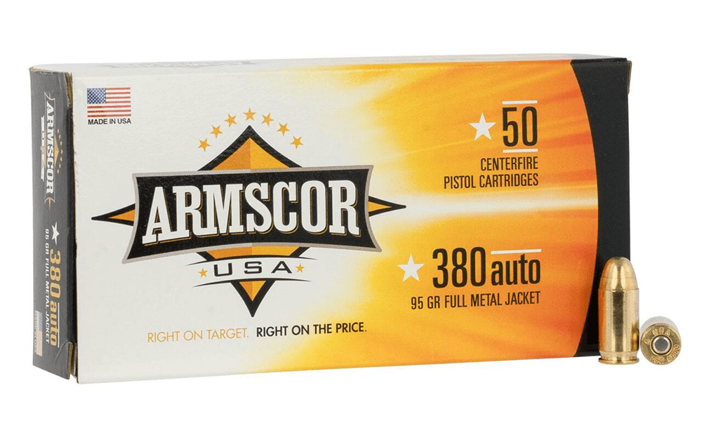 Armscor 380 ACP 95gr FMJ 50rnds (New)