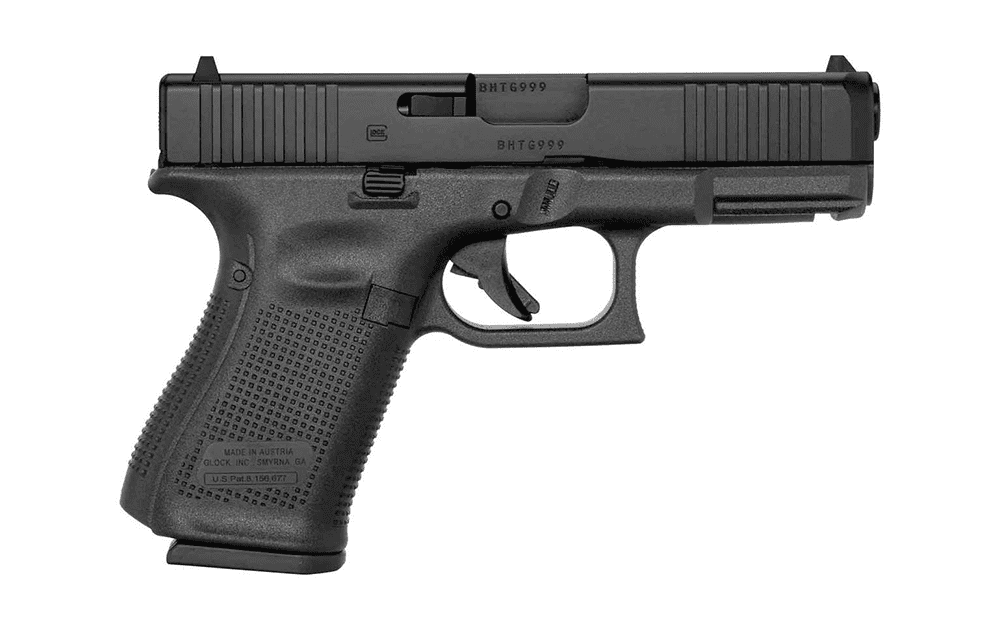 Glock G19 Gen 5 Serrated Slide, 9mm (Black)