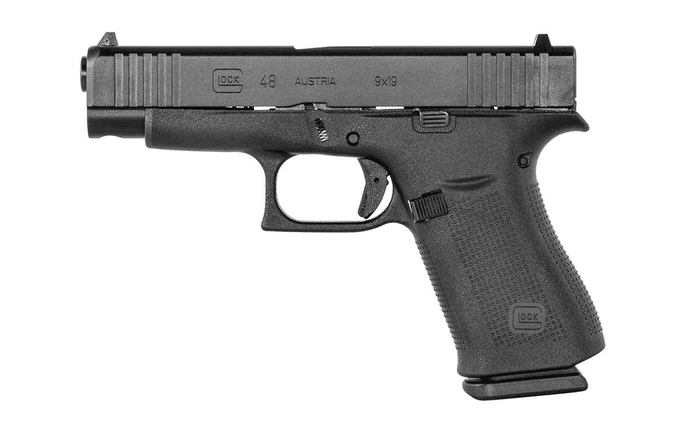 Glock G48 Gen 5 Serrated Slide, 9mm (Black)