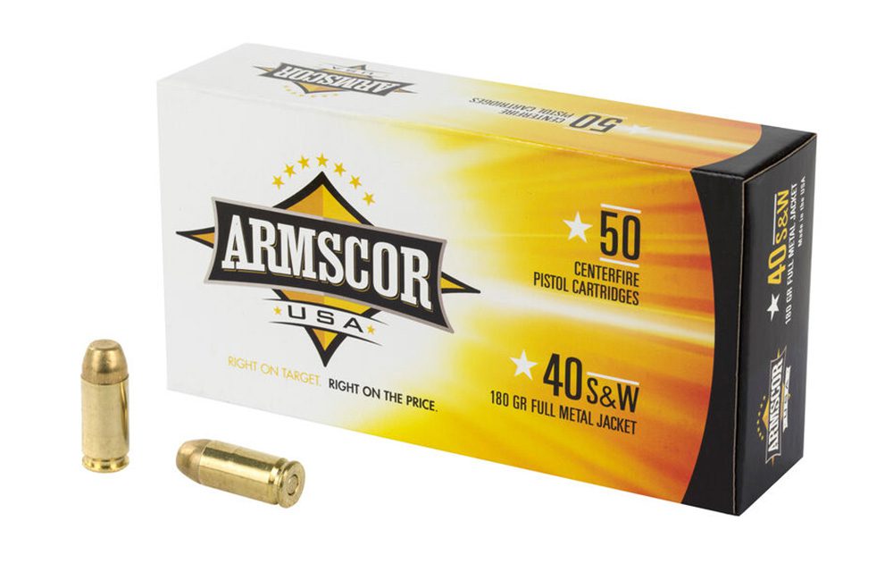 Armscor 40 S&W 180gr FMJ 50rnds (New)